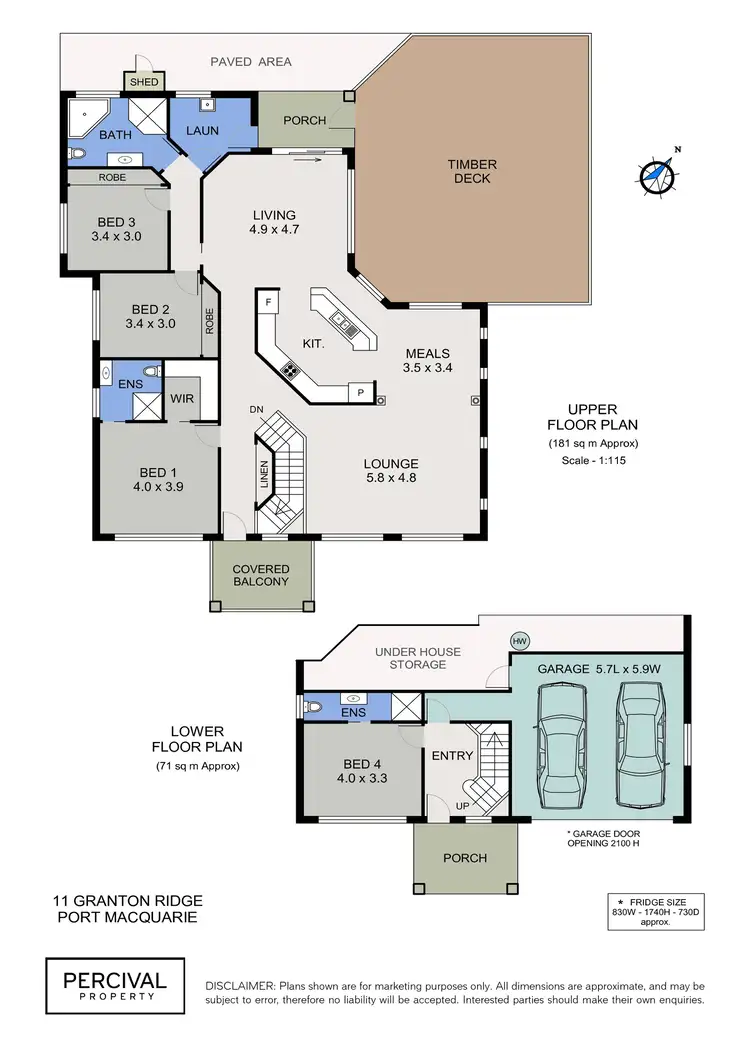 Floorplan of Homely house listing, 11 Granton Ridge, Port Macquarie NSW 2444