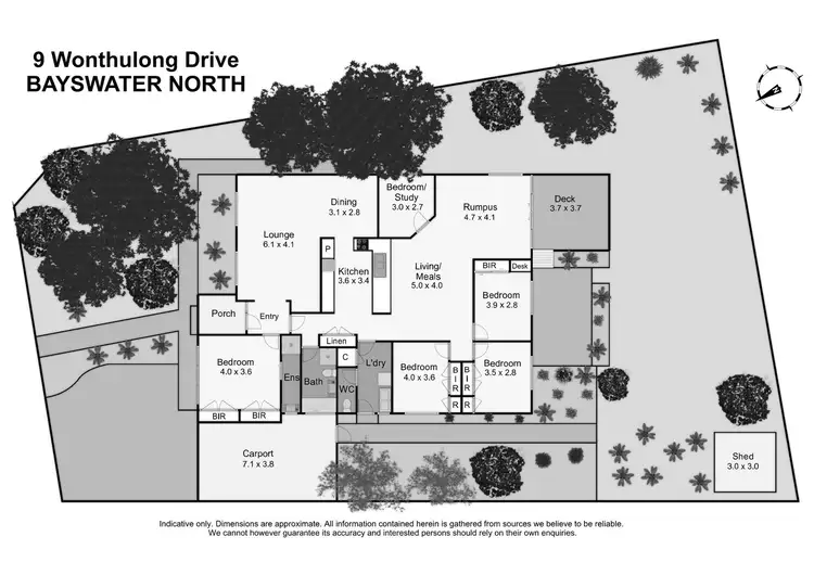 Floorplan of Homely house listing, 9 Wonthulong Drive, Bayswater North VIC 3153