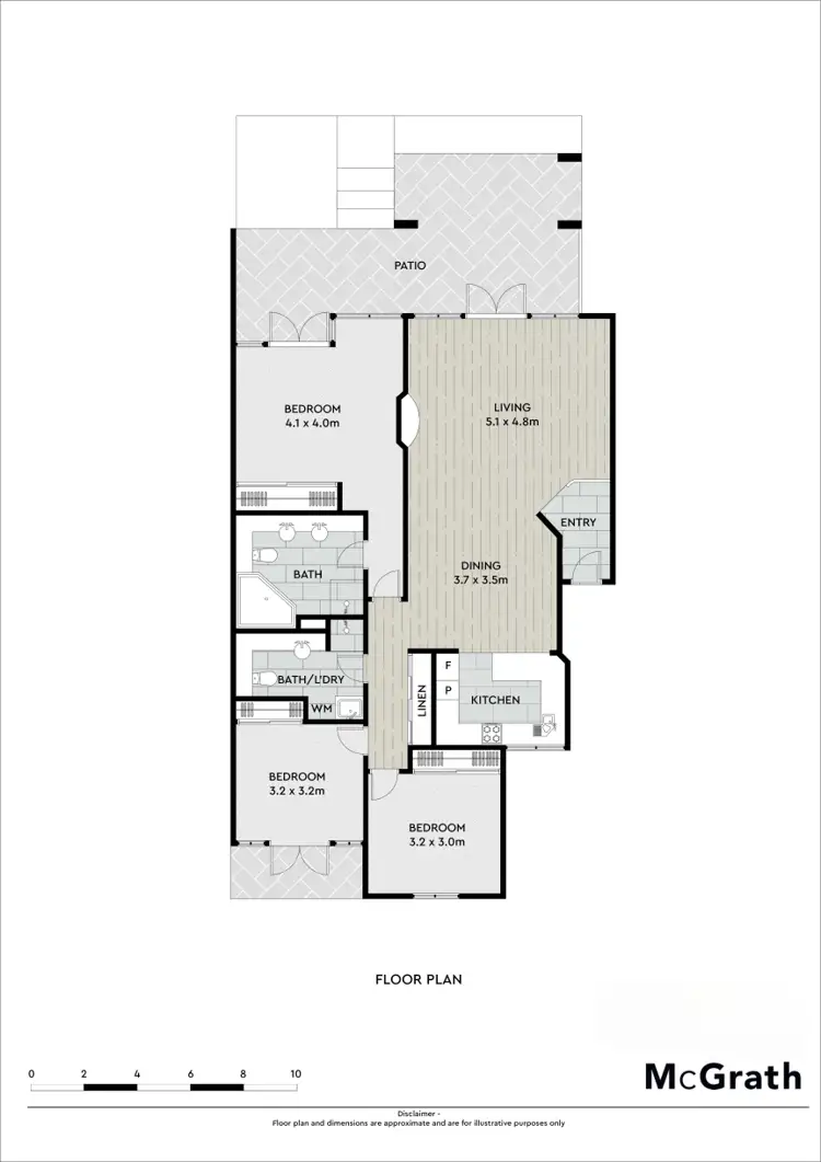 Floorplan of Homely apartment listing, 18/76-80 Chichester Drive, Arundel QLD 4214