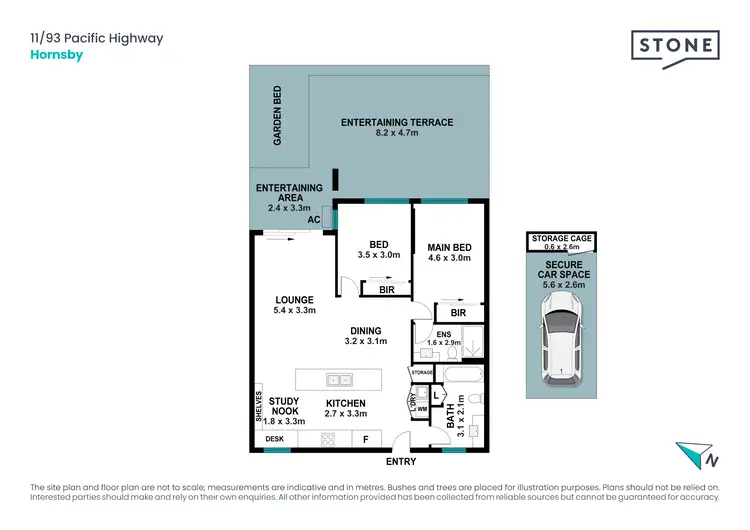 Floorplan of Homely apartment listing, 11/93-103 Pacific Highway, Hornsby NSW 2077