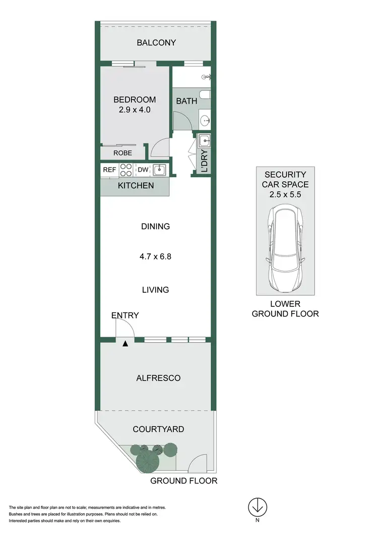 Floorplan of Homely apartment listing, G31/25-33 Allen Street, Waterloo NSW 2017