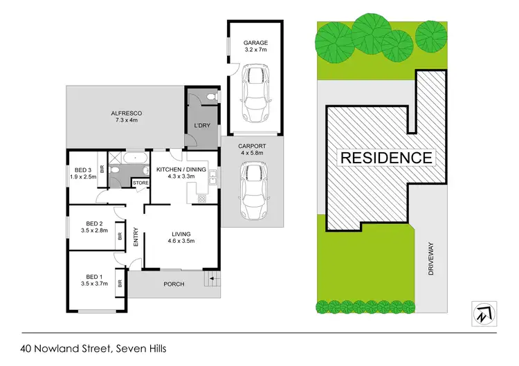 Floorplan of Homely house listing, 40 Nowland Street, Seven Hills NSW 2147