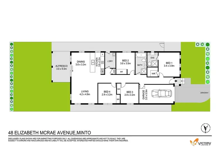 Floorplan of Homely house listing, 48 Elizabeth, Mcrae Avenue, Minto NSW 2566