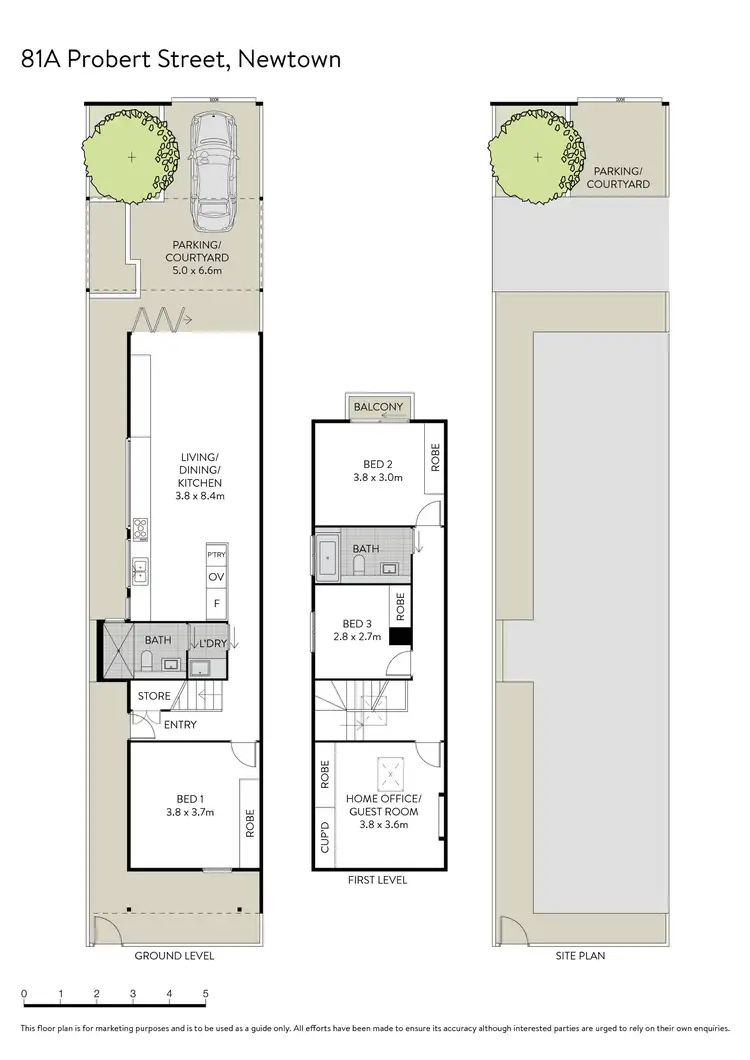 Floorplan of Homely house listing, 81A Probert Street, Newtown NSW 2042