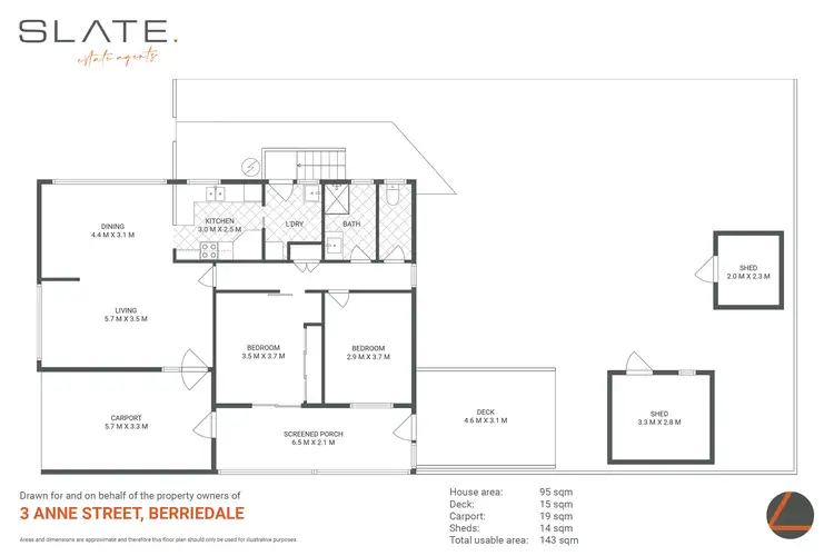 Floorplan of Homely house listing, 3 Anne Street, Berriedale TAS 7011