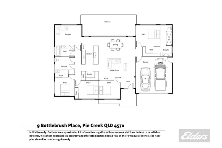 Floorplan of Homely house listing, 7 Bottlebrush Court, Pie Creek QLD 4570