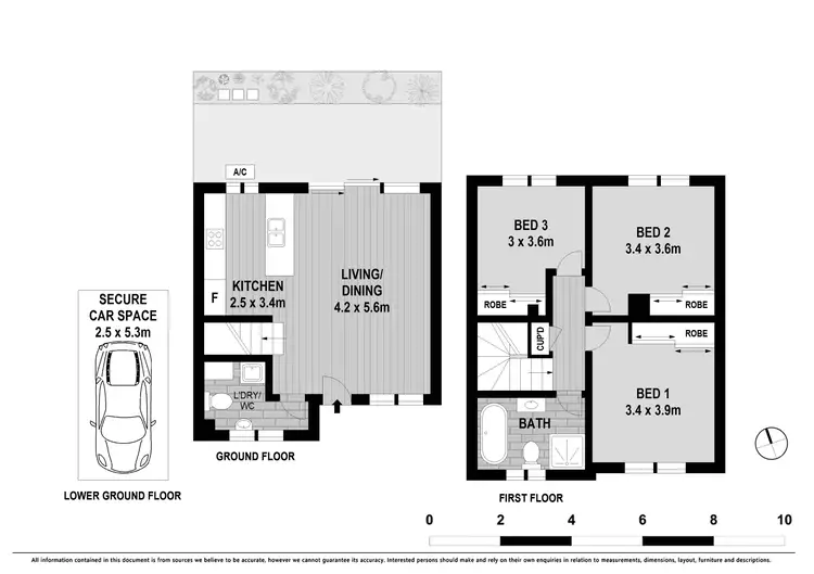 Floorplan of Homely townhouse listing, 4/439 Wentworth Avenue, Toongabbie NSW 2146