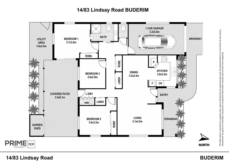 Floorplan of Homely unit listing, 14/83 Lindsay Road, Buderim QLD 4556