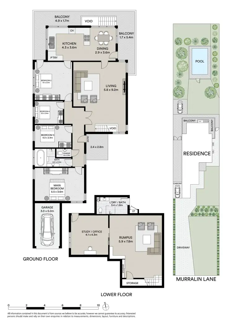 Floorplan of Homely house listing, 23 Murralin Lane, Sylvania NSW 2224