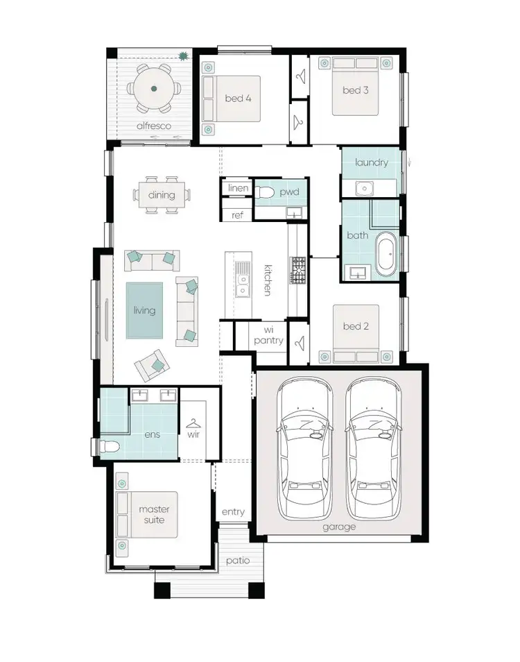 Floorplan of Homely house listing, Lot 552/5 Barnbougle Street, Heddon Greta NSW 2321