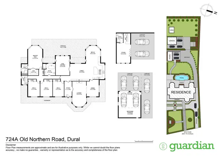 Floorplan of Homely rural property listing, 724a Old Northern Road, Dural NSW 2158