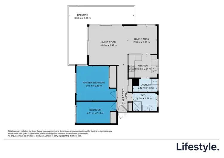 Floorplan of Homely apartment listing, 5/12-14 Manning Street, Tuncurry NSW 2428