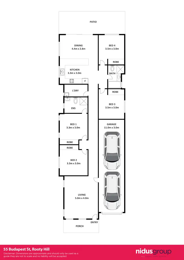 Floorplan of Homely house listing, 55 Budapest Street, Rooty Hill NSW 2766