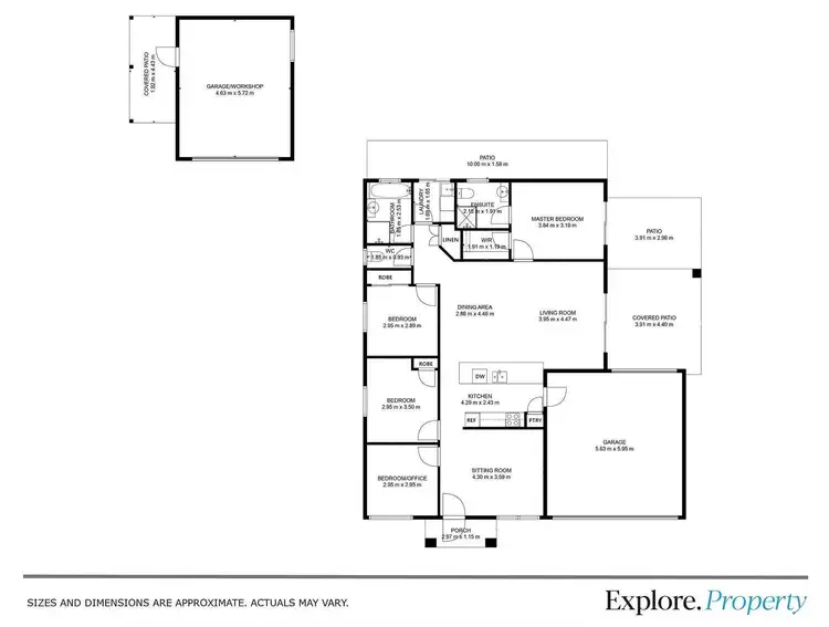 Floorplan of Homely house listing, 16 Kingsley Close, White Rock QLD 4868
