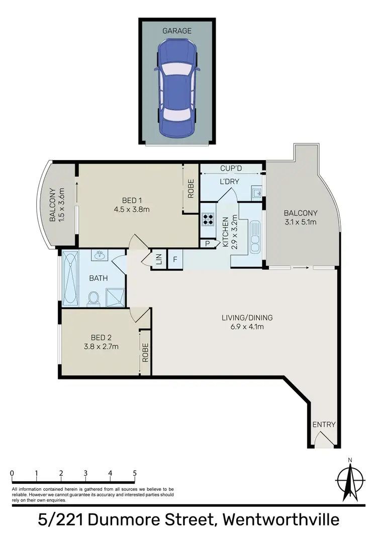 Floorplan of Homely apartment listing, Address available on request