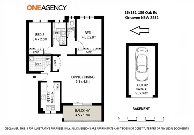 Floorplan of Homely unit listing, 16/131-139 Oak Road, Kirrawee NSW 2232