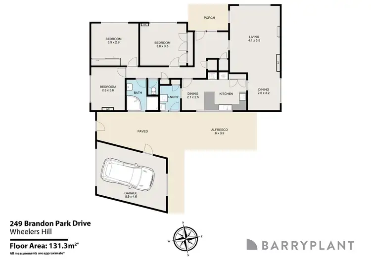 Floorplan of Homely house listing, 249 Brandon Park Drive, Wheelers Hill VIC 3150