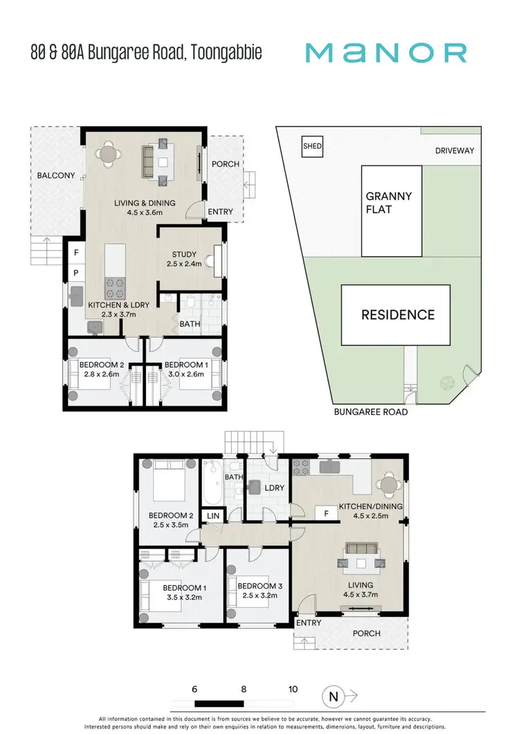 Floorplan of Homely house listing, 80 & 80A Bungaree Road, Toongabbie NSW 2146