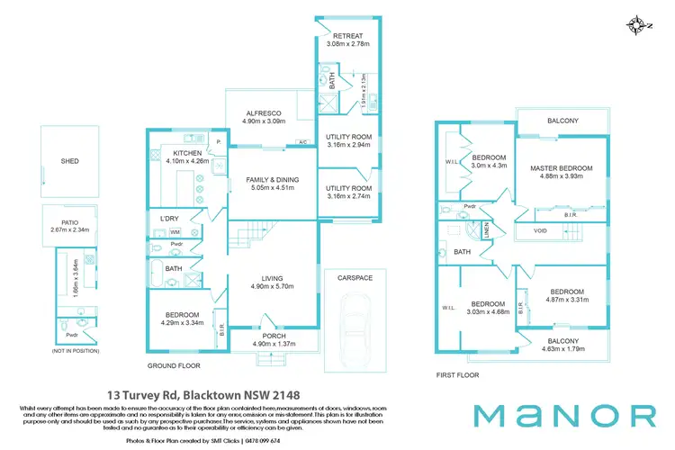 Floorplan of Homely house listing, 13 Turvey Road, Blacktown NSW 2148