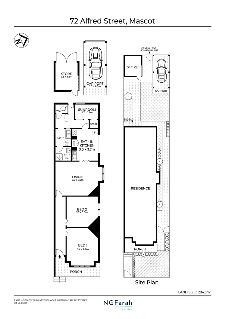 Floorplan of Homely house listing, 72 Alfred Street, Mascot NSW 2020
