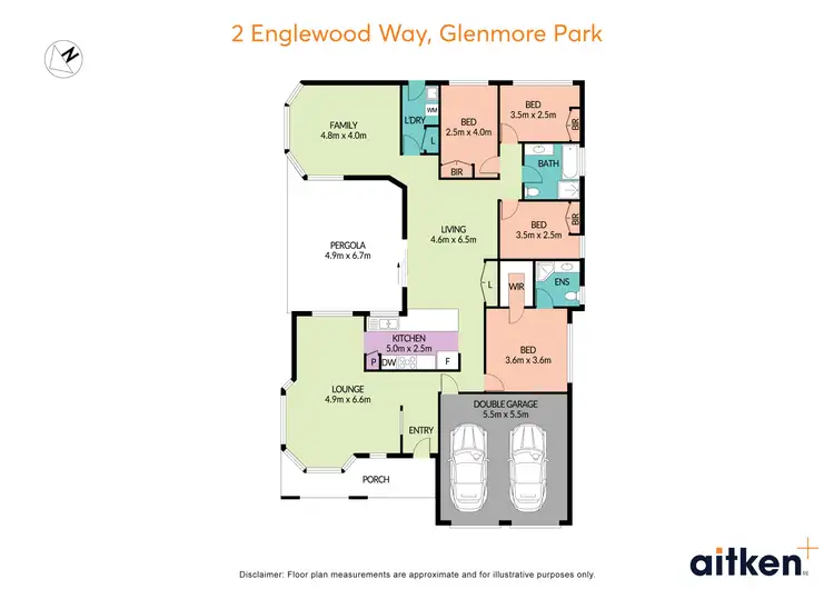 Floorplan of Homely house listing, 2 Englewood Way, Glenmore Park NSW 2745