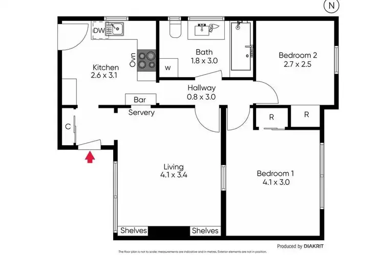 Floorplan of Homely apartment listing, 7/4 Loch Street, St Kilda West VIC 3182