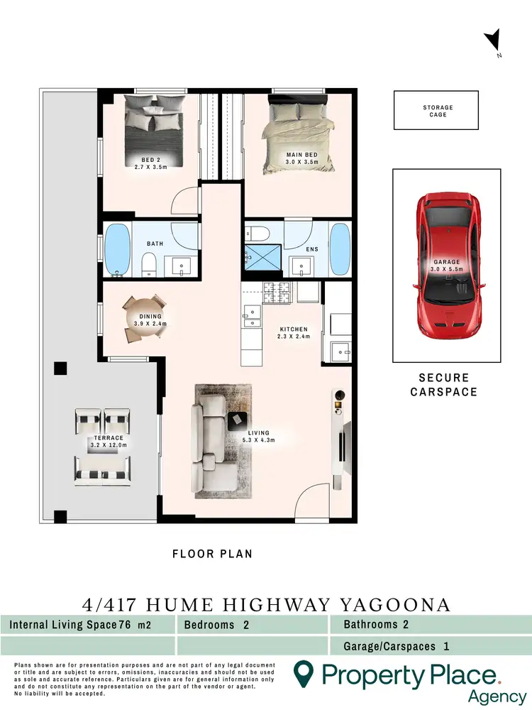 Floorplan of Homely apartment listing, 4/417 Hume Highway, Yagoona NSW 2199
