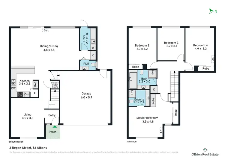 Floorplan of Homely house listing, 3 Regan Street, St Albans VIC 3021