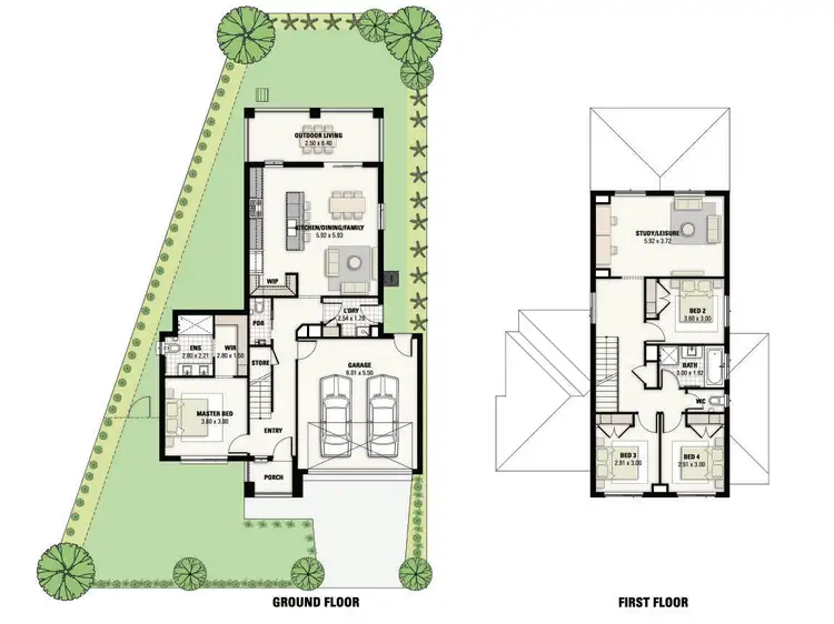 Floorplan of Homely house listing, 34 Morningside Circuit, Armstrong Creek VIC 3217