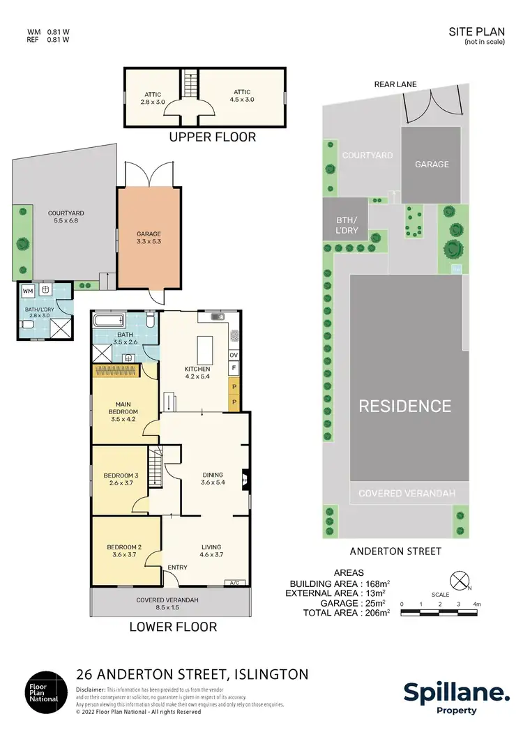 Floorplan of Homely house listing, 26 Anderton Street, Islington NSW 2296