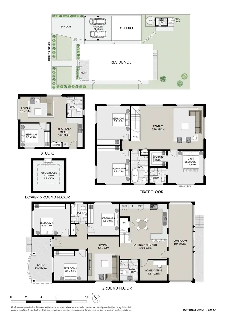 Floorplan of Homely house listing, 5 Bavin Avenue, Ryde NSW 2112