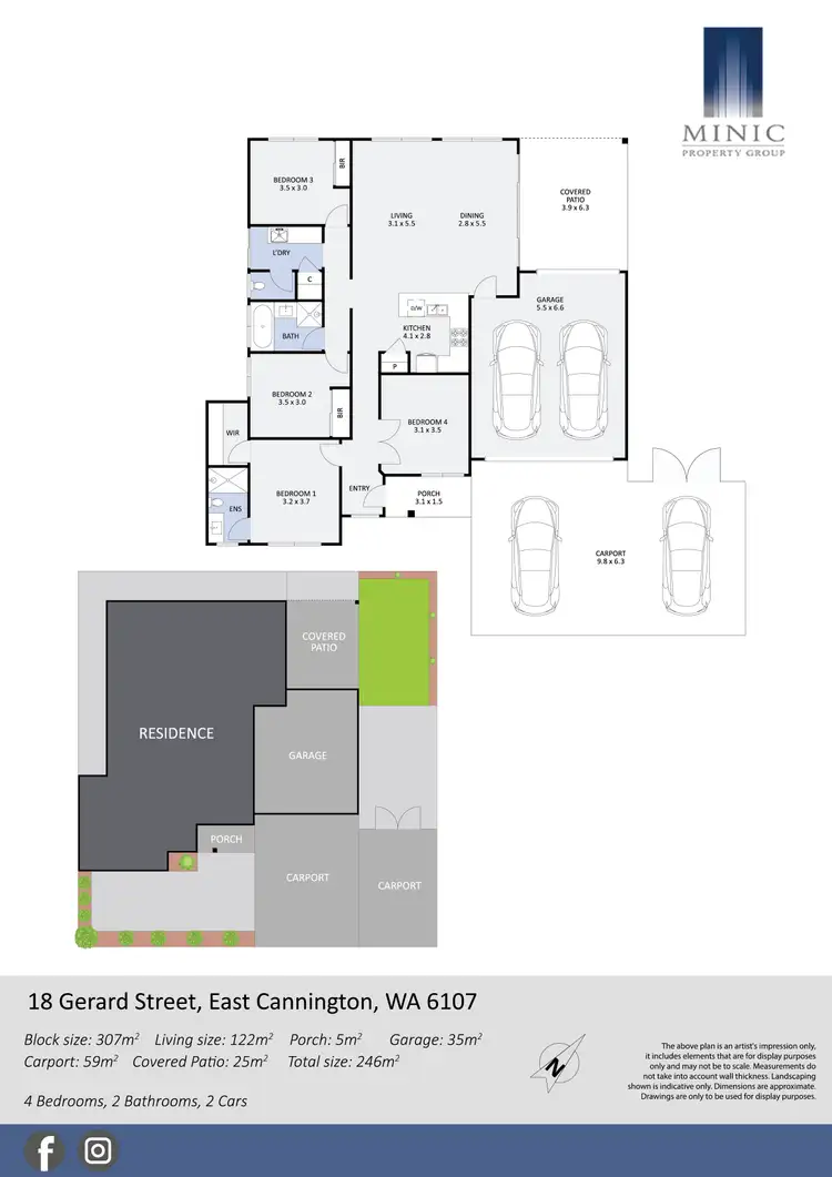 Floorplan of Homely house listing, 18 Gerard Street, East Cannington WA 6107