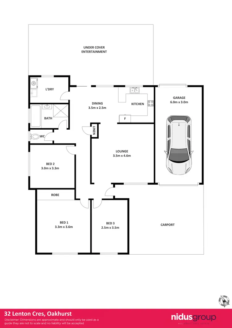 Floorplan of Homely house listing, 32 Lenton Crescent, Oakhurst NSW 2761