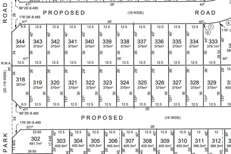 Floorplan of Homely land listing, LOT 344, 26-52 Park Road, Leppington NSW 2179