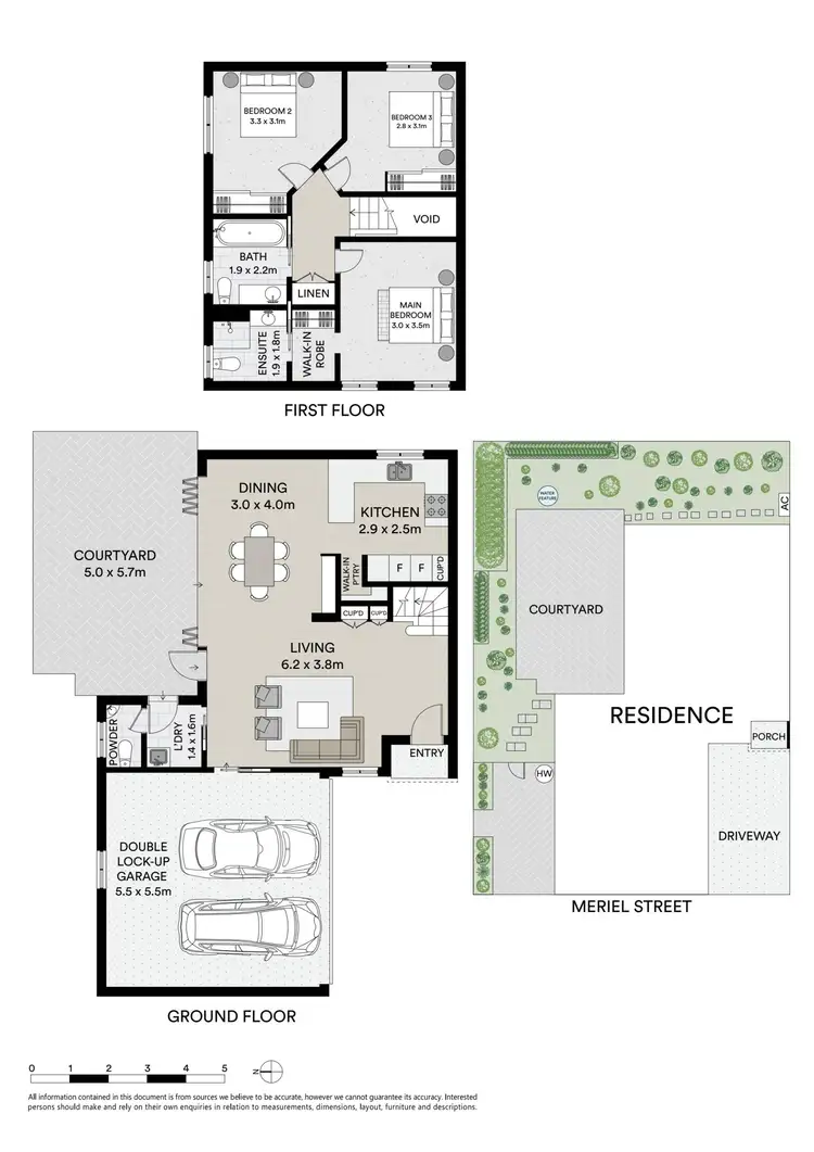Floorplan of Homely townhouse listing, 6/25 Meriel Street, Sans Souci NSW 2219