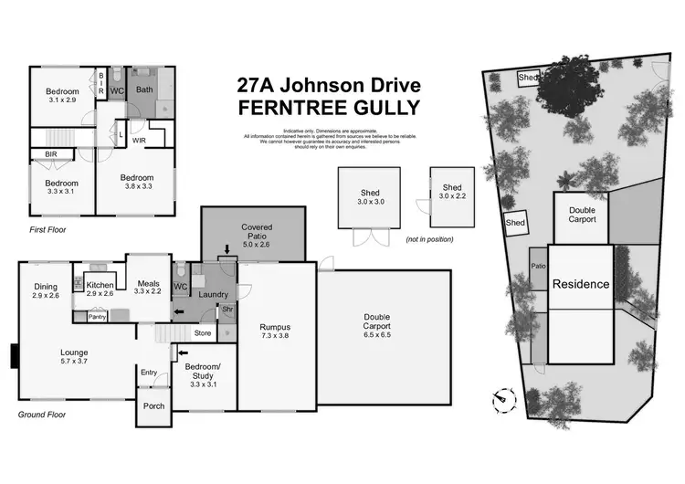 Floorplan of Homely house listing, 27a Johnson Drive, Ferntree Gully VIC 3156