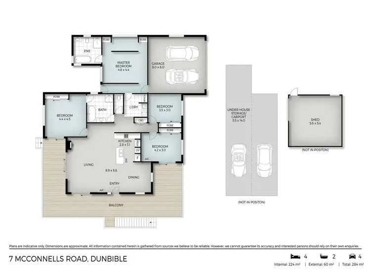 Floorplan of Homely house listing, 7 Mcconnells Road, Dunbible NSW 2484
