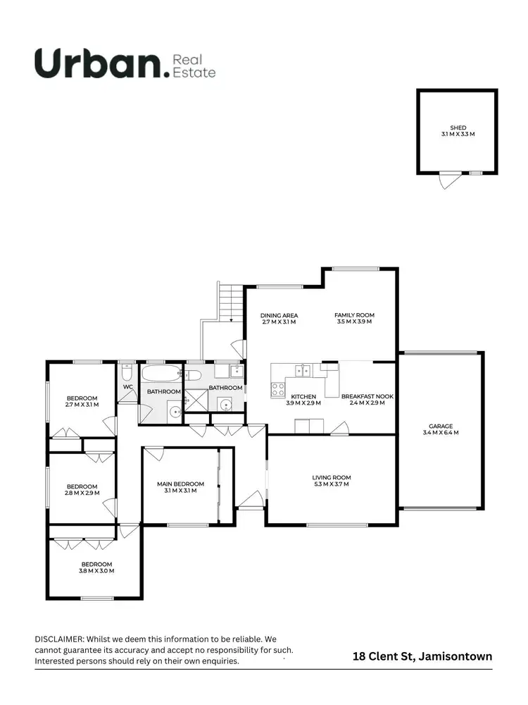 Floorplan of Homely house listing, 18 Clent Street, Jamisontown NSW 2750