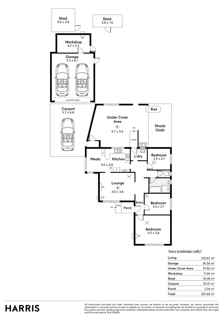 Floorplan of Homely house listing, 4 Dennis Crescent, Para Hills SA 5096