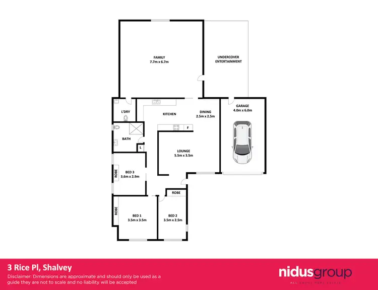 Floorplan of Homely house listing, 3 Rice Place, Shalvey NSW 2770