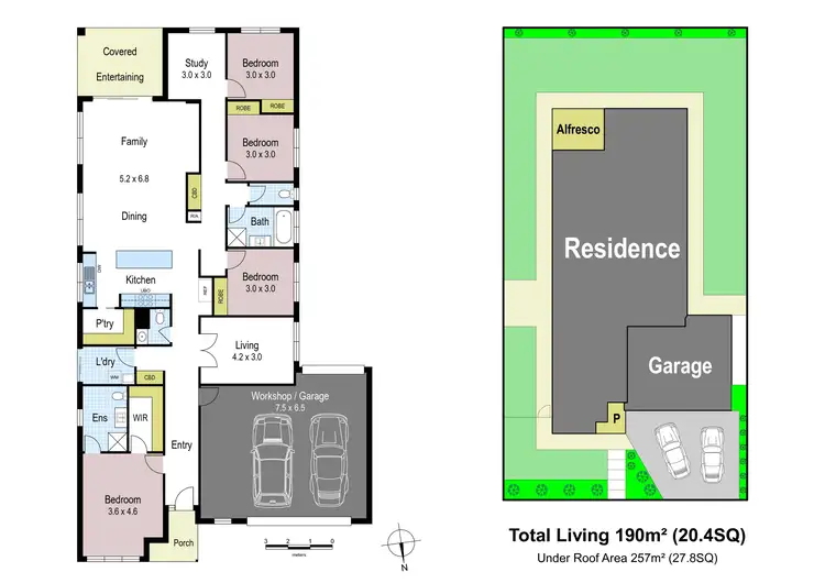 Floorplan of Homely house listing, 7 Bunya Street, Warragul VIC 3820