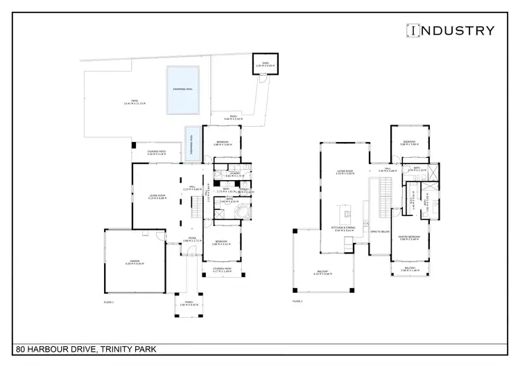 Floorplan of Homely house listing, 80 Harbour Drive, Trinity Park QLD 4879