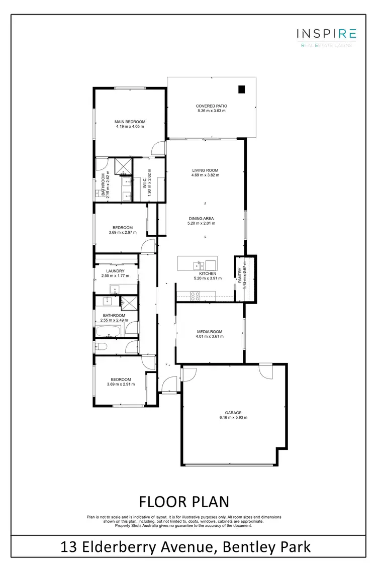 Floorplan of Homely house listing, 13 Elderberry Avenue, Bentley Park QLD 4869