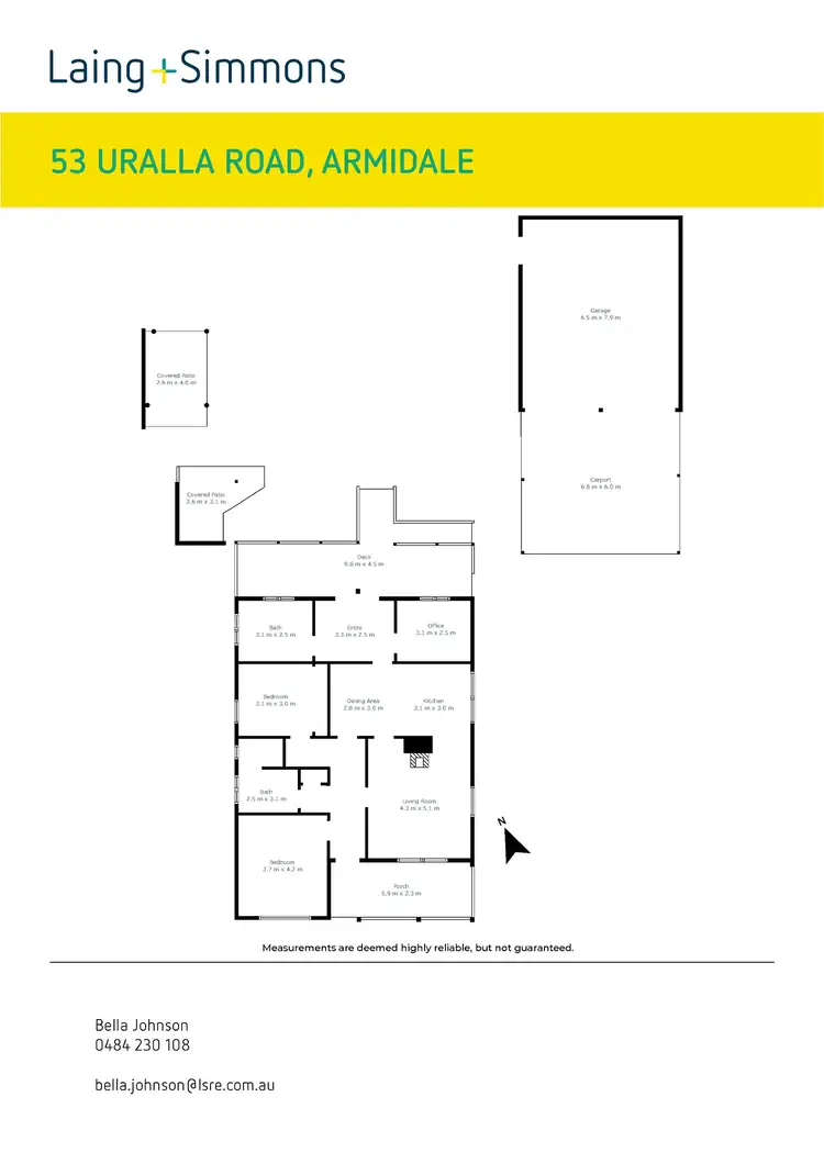 Floorplan of Homely house listing, 53 Uralla Street, Uralla NSW 2358