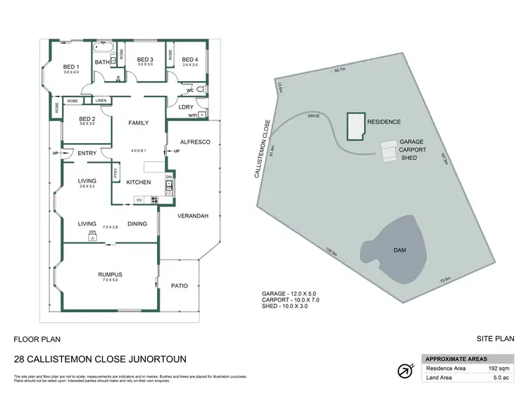 Floorplan of Homely house listing, 28 Callistemon Close, Junortoun VIC 3551