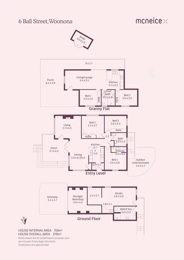 Floorplan of Homely house listing, 6 Ball Street, Woonona NSW 2517