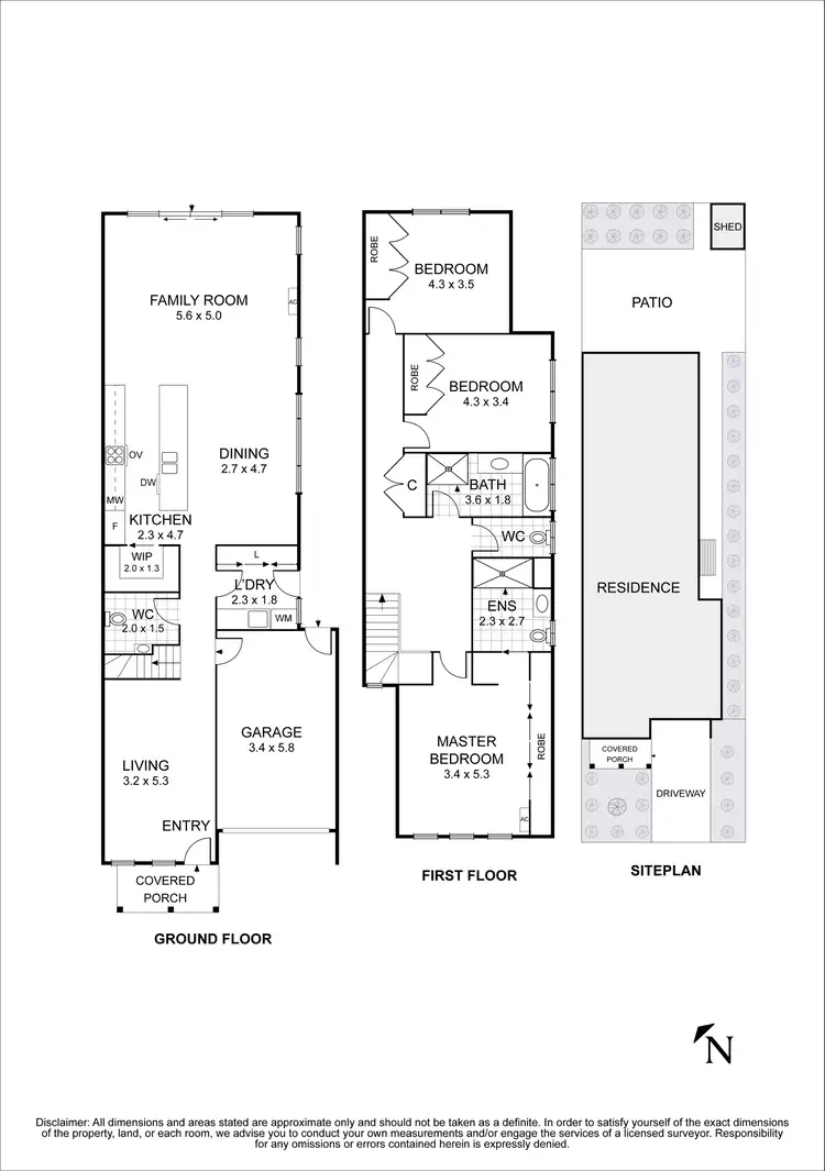 Floorplan of Homely townhouse listing, 2/8 Jardine Drive, Fraser Rise VIC 3336