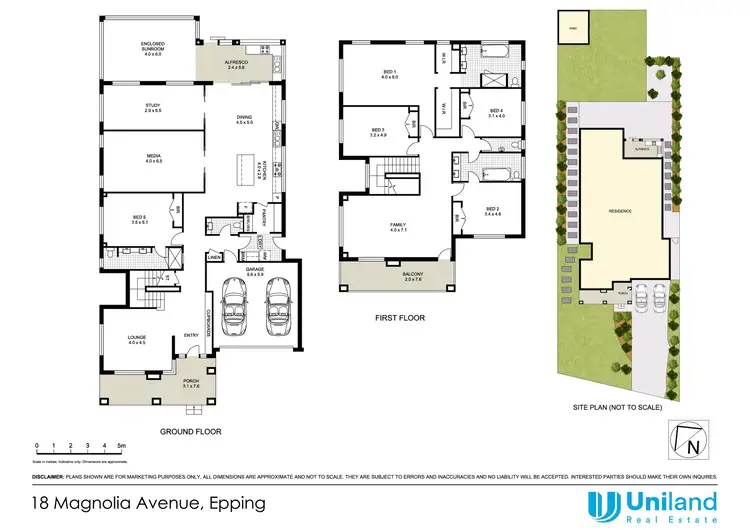 Floorplan of Homely house listing, 18 Magnolia Avenue, Epping NSW 2121