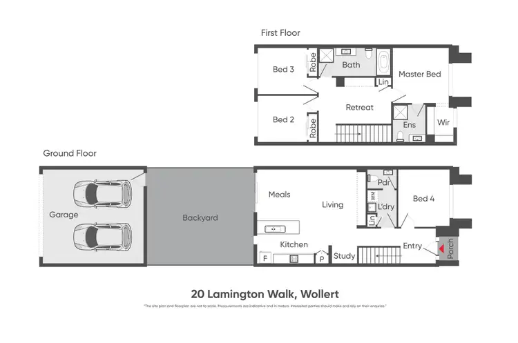 Floorplan of Homely house listing, 20 Lamington Walk, Wollert VIC 3750