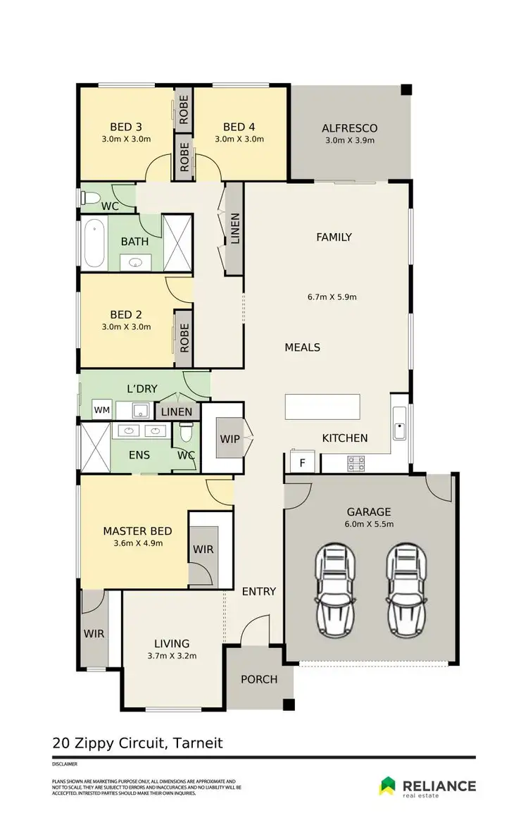 Floorplan of Homely house listing, 20 Zippy Circuit, Tarneit VIC 3029